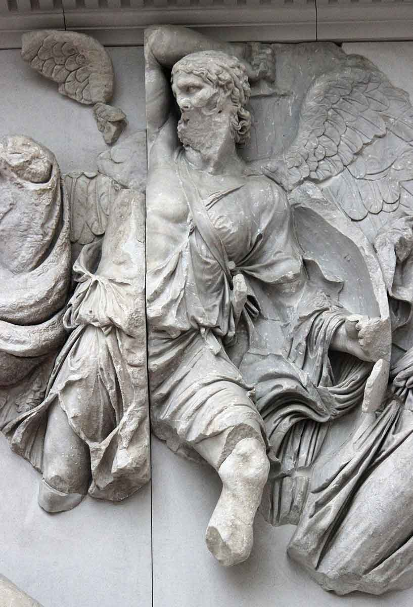 Uranus Fighting Themis on the south frieze of the Pergamon Altar