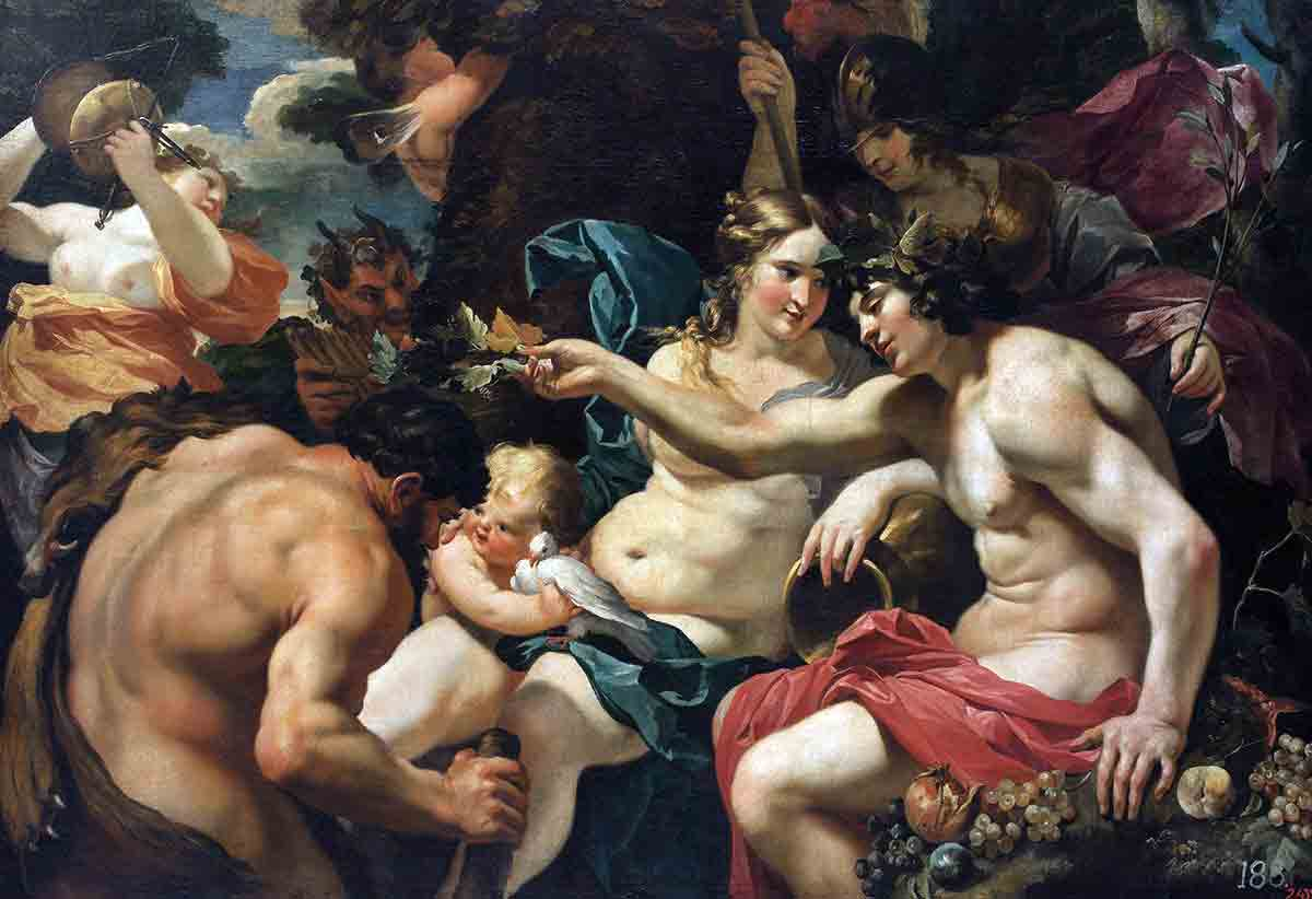 Hercules among the Gods of Olympus